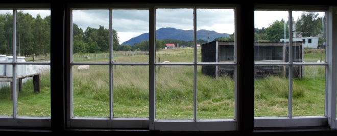 View from staion at Highland Folk Museum