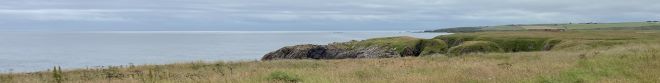 View over Cruden Bay from Slains Castle